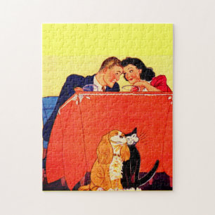 Earl and Dorothy und der Hund und die Katze Puzzle