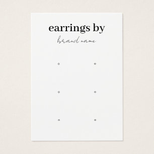 Earl Display Business Card