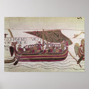 Earl Harold mit windreichen Segeln Poster