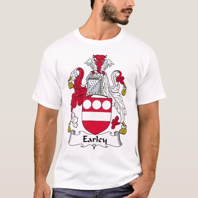Earley Familienwappen T-Shirt (Vorderseite)