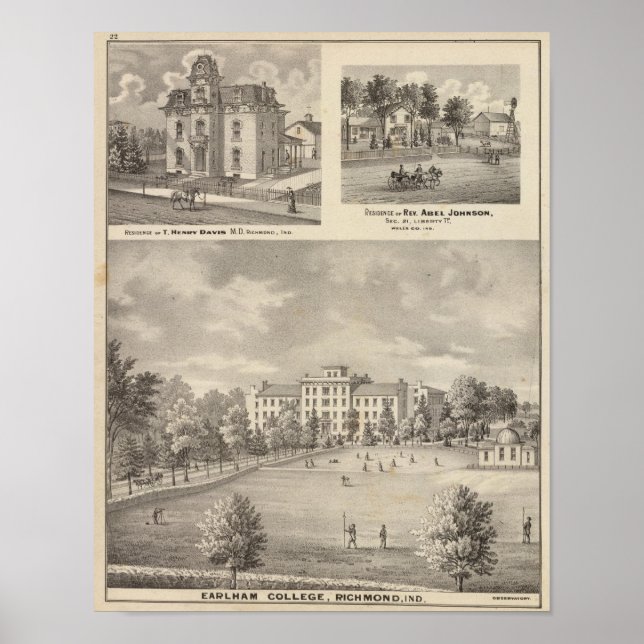 Earlham Uni, Richmond Poster (Vorne)