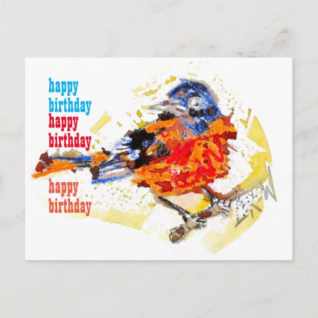 Early Bird #170109 Postkarte (Vorderseite)