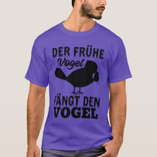Early Bird fängt den Vogel Funny Bird Lover Junge T-Shirt