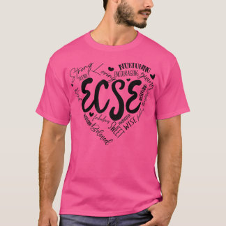 Early Chilhood Special Bildung SPED ECSE Crew L T-Shirt