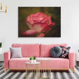 Early Evening Rose Stretch Canvas Print Leinwanddruck