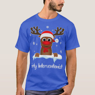 Early Interventionist Squad Rentier Weihnachtsmann T-Shirt