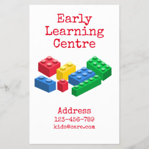 Early Learning Center Daycare Steine Flyer