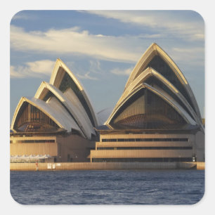 Early Light on Sydney Opera House, Sydney, New Quadratischer Aufkleber