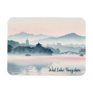 Early Morning Hangzhou West Lake Hangzhou Magnet