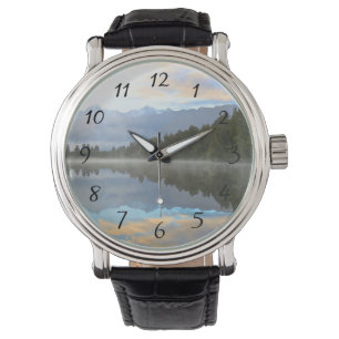 Early Morning Reflections Landschaft Armbanduhr