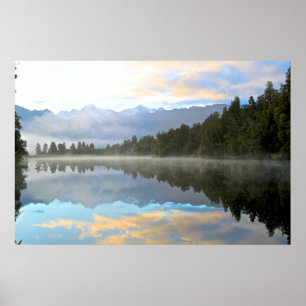Early Morning Reflections Landschaft Poster