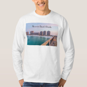 Early Navarra Beach Florida Fischen Langschläfchen T-Shirt