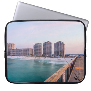 Early Navarra Beach Florida Fischen Laptop-Sieb Laptopschutzhülle
