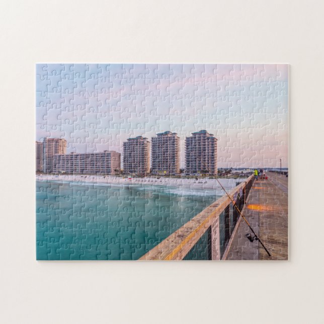 Early Navarre Beach Florida Fischen Puzzle (Horizontal)