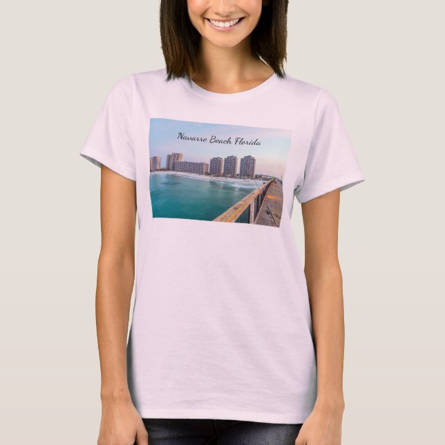 Early Navarre Beach Florida Fishing T - Shirt (Vorderseite)