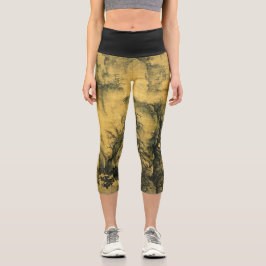 Early Spring & Guo Xi - Chinesische Kunst/Kaiserli Capri Leggings