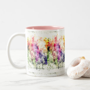 "Early Spring"-Tasse Zweifarbige Tasse