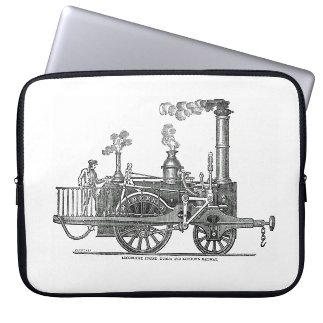 Early Steam Locomotive Laptopschutzhülle (Vorderseite)