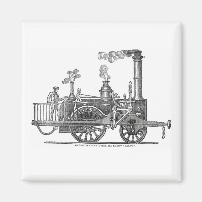 Early Steam Locomotive Magnet (Vorne)