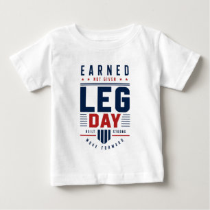Earned Not Given Beintag Fitness-Motivation Typogr Baby T-shirt