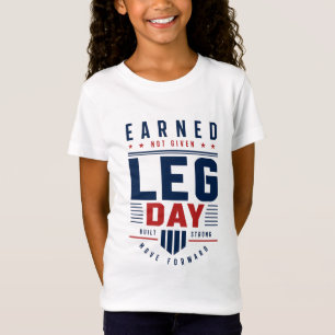 Earned Not Given Beintag Fitness-Motivation Typogr T-Shirt