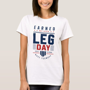 Earned Not Given Beintag Fitness-Motivation Typogr T-Shirt