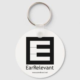 EarRelevant Button-Schlüsselanhänger Schlüsselanhänger