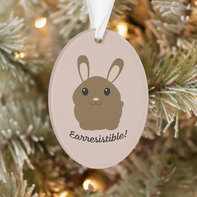 Earresistible Bunny Ornament (Baum)