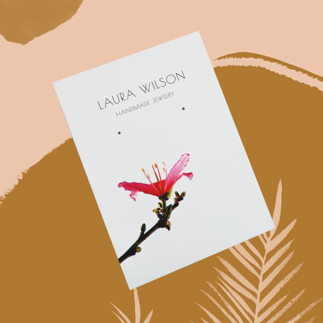 ©Earring Display Card ・ Blumenschlichtheit (Von Creator hochgeladen)