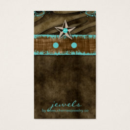 Earring Display Cards Niedlich Zebra Star Juwelier