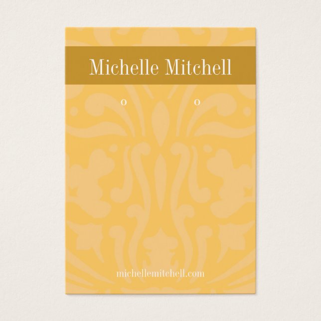 Earring Holder - Visitenkarte |sdmskpch (Vorderseite)