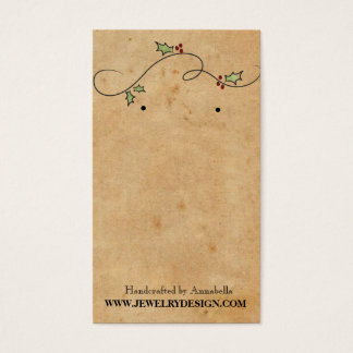 Earring Holder Weihnachtsfeiertag Custom Jewelier