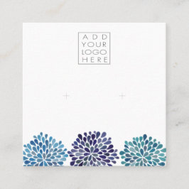 Earrings Backing Cards Add Your Own Logo Quadratische Visitenkarte