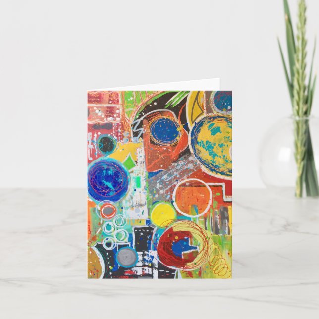Earth 360 Blank Notecard Karte (Vorderseite)