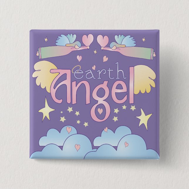 Earth Angel Button (Vorderseite)