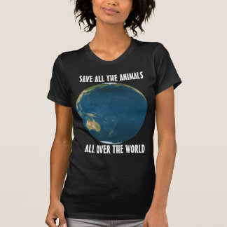 Earth_at_Equinox_Rotation_Animation, RETTEN ALLE T-Shirt