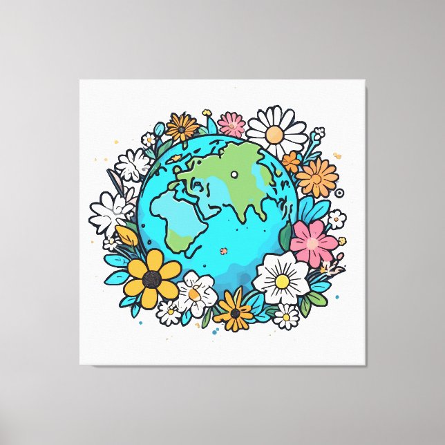 Earth Beauty Leinwanddruck (Vorderseite)