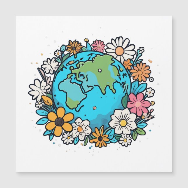 Earth Beauty Magnetkarte (Vorderseite)