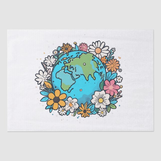 Earth Beauty Seidenpapier (Vorderseite)