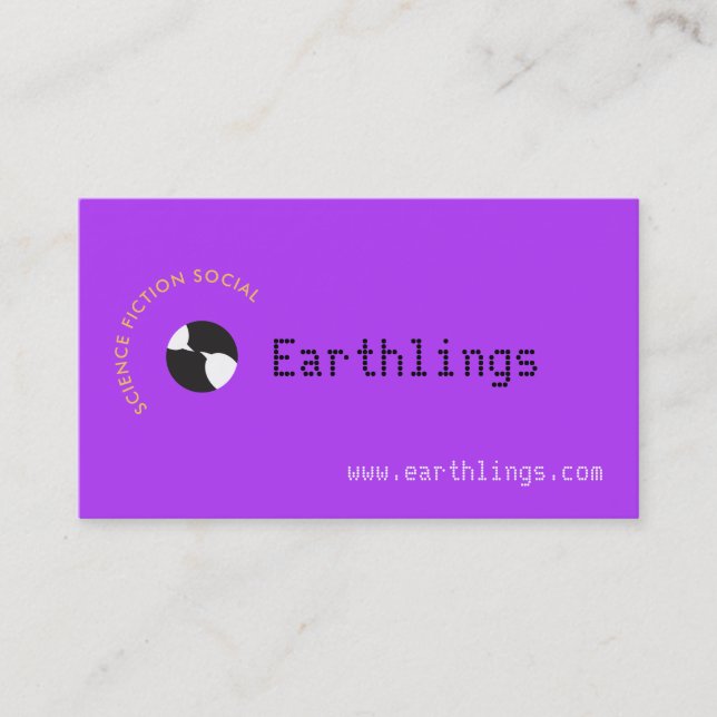 Earth Chat Visitenkarte (Vorderseite)