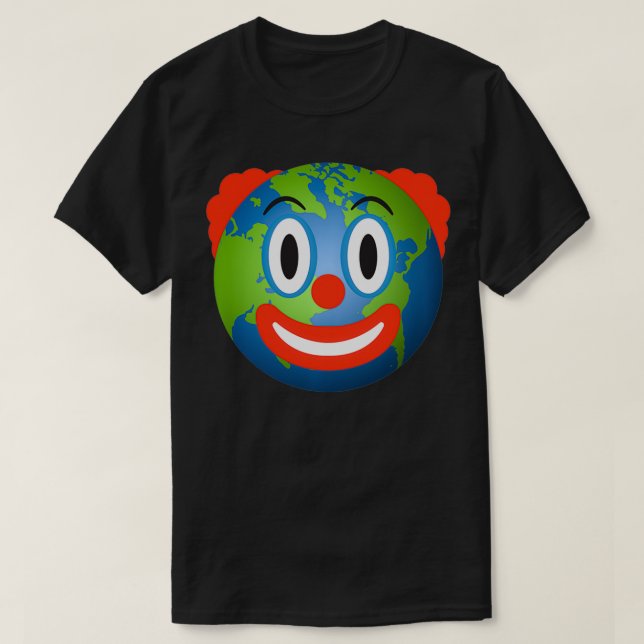 Earth Clown Inspiriert Clown World Clown Emo T-Shirt (Design vorne)
