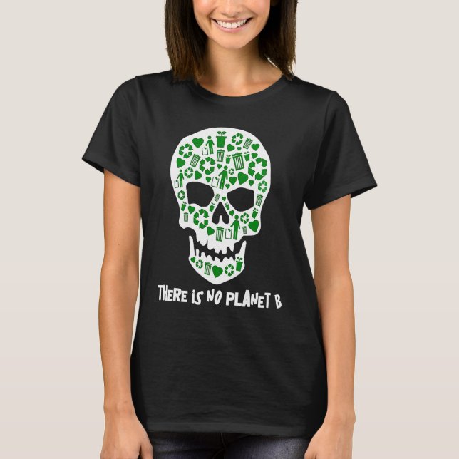 Earth Day 2020 Mens Climate Change  No Planet B Sk T-Shirt (Vorderseite)