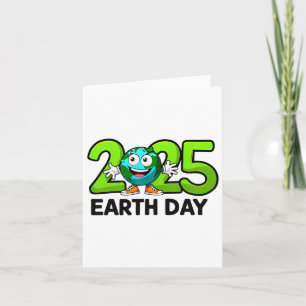 Earth Day 2025 Funny Earth Day Birthday Kids Boys Karte