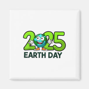 Earth Day 2025 Funny Earth Day Birthday Kids Boys Magnet