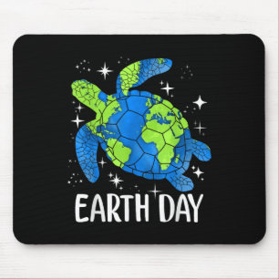 Earth Day 2025 Restore Earth Turtle Art Rett The P Mousepad