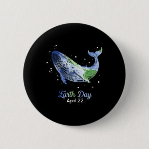 Earth Day 2025 Restore Earth Whale Art Rettete The Button