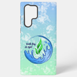 Earth Day 2025 Unser Power Unser Planet-Wappen Samsung Galaxy Hülle