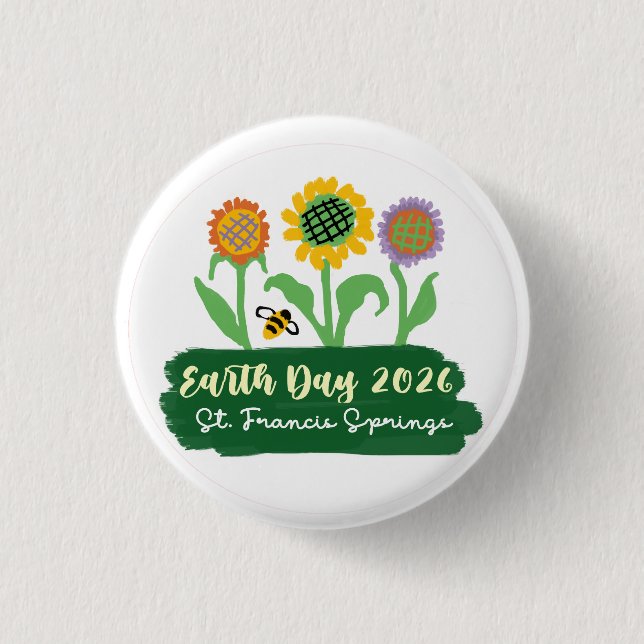 Earth Day 2026 Button (Vorderseite)