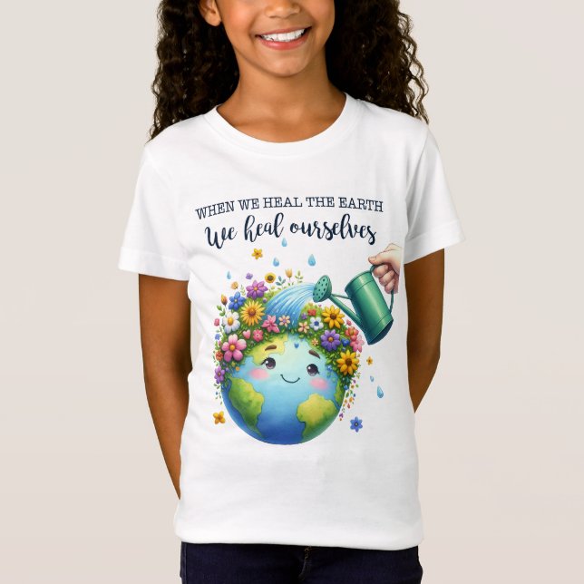 Earth Day 22 April Recycle Rett The Environment T-Shirt (Vorderseite)