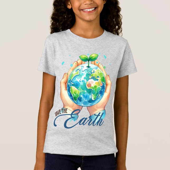 Earth Day 22 April Recycle Rett The Environment T-Shirt (Vorderseite)